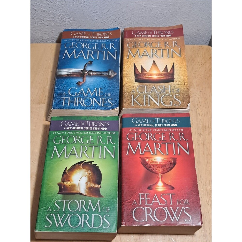 Lot of 4 George R. R. Martin Game of Thrones Paperback Books